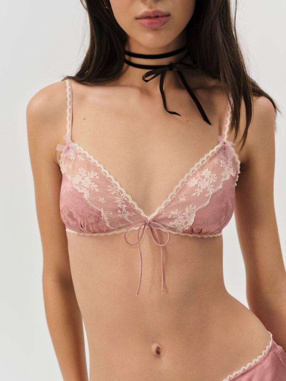 For Love & Lemons Juliet Bralette M / Terracotta